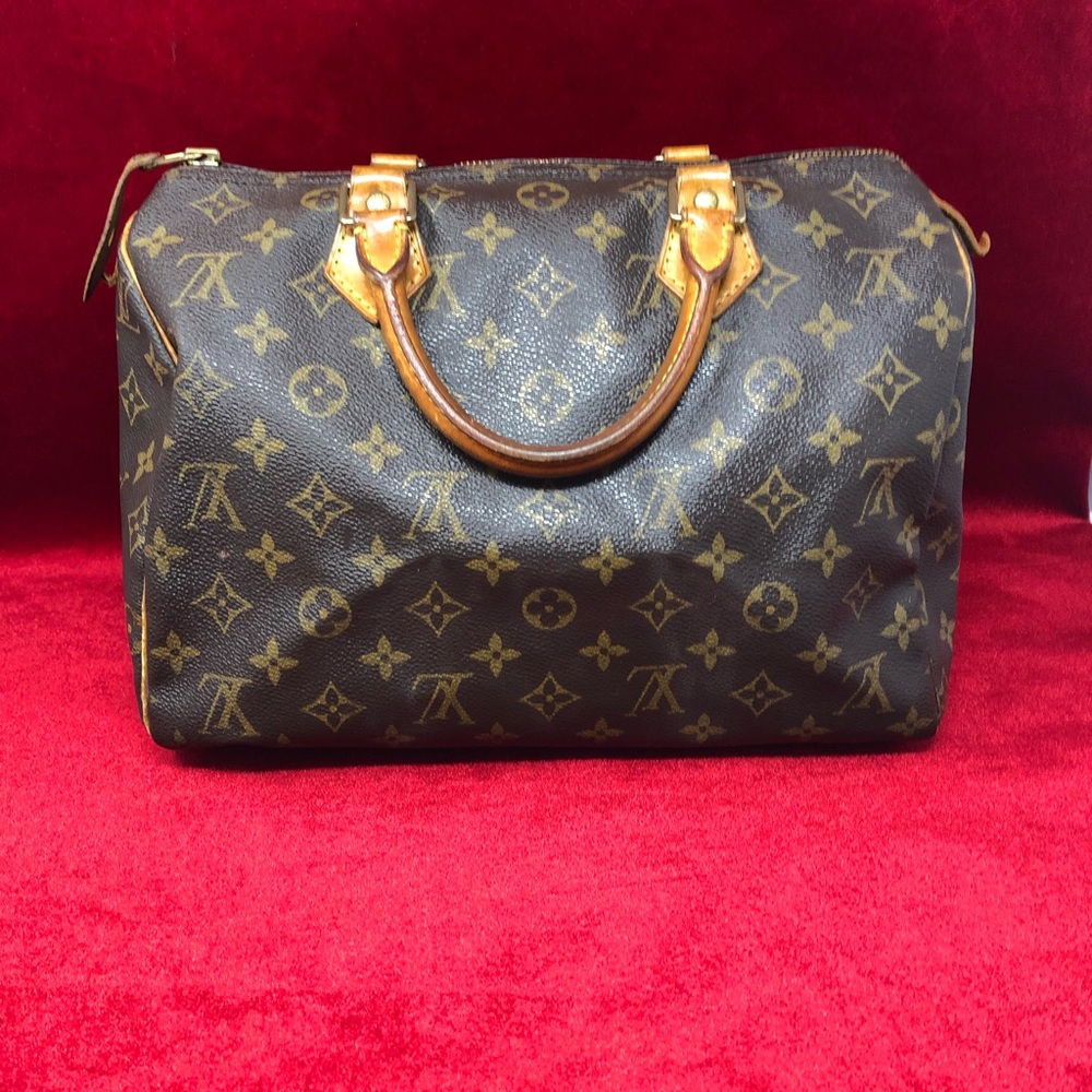 Authentic Louis Vuitton tote bag speedy 30 - Picture 11 of 16